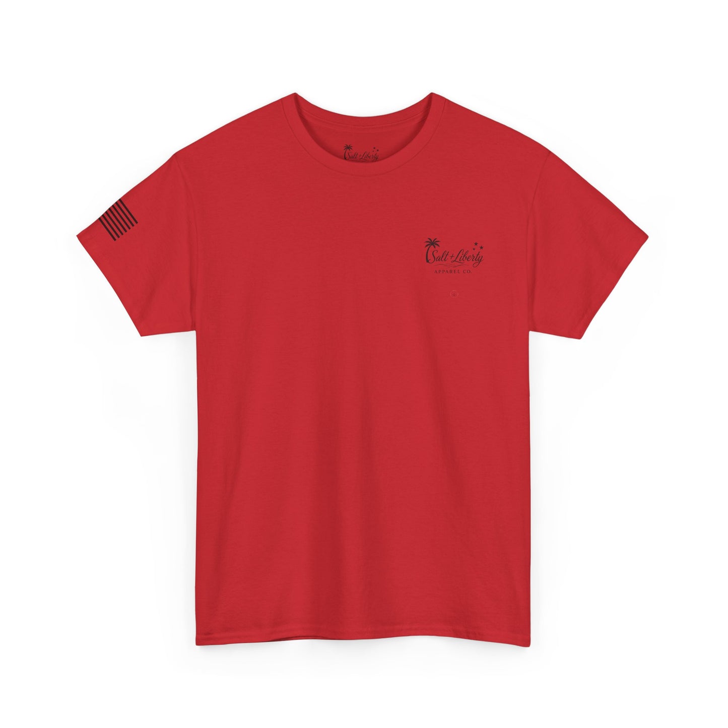Salt + Liberty Fishing T‑Shirt — American Flag Marlin Tee