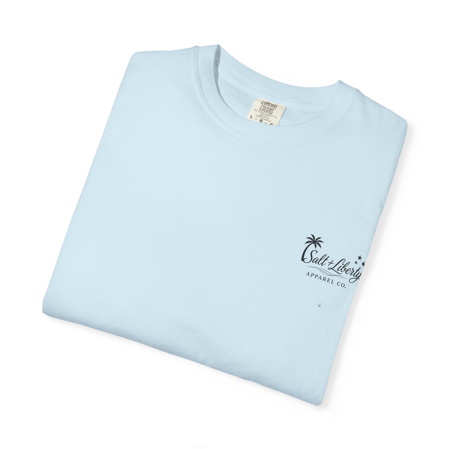 Surf Sunset T-Shirt — "Salt & Liberty" Beach Graphic Tee