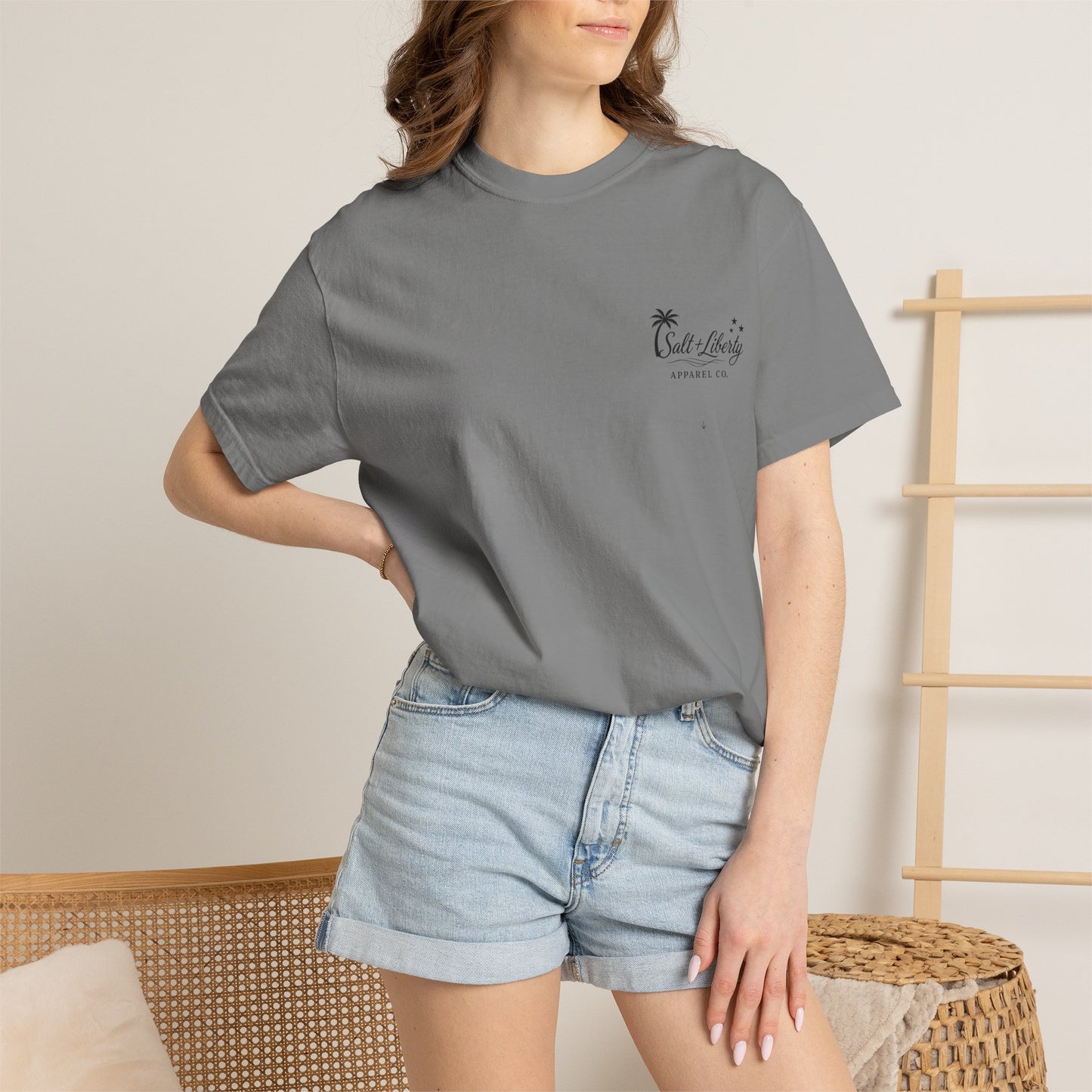 Panama City Beach Graphic T‑Shirt — 'Salt & Liberty' Sunset Beach Vacation Tee