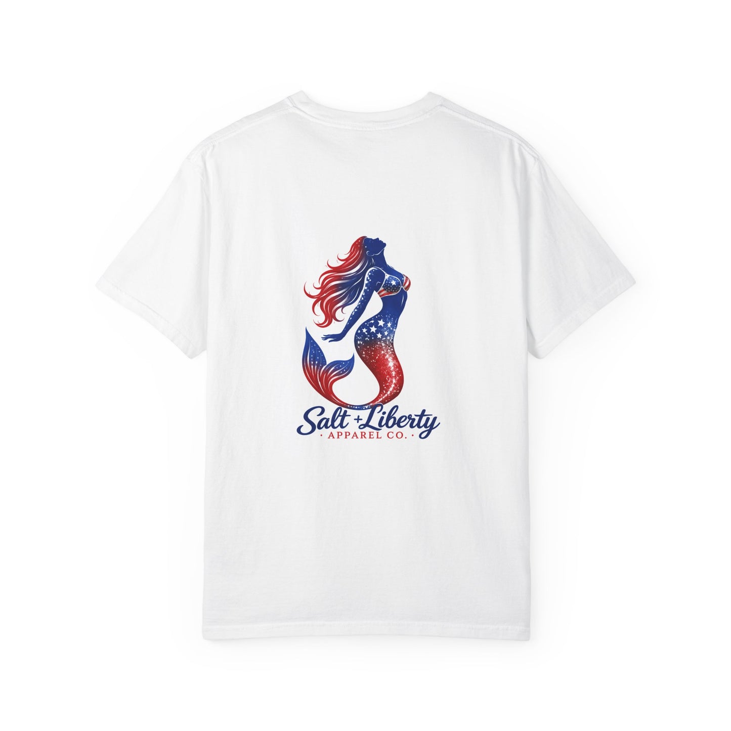 T-Shirt — Salt + Liberty Patriotic Mermaid Graphic Tee