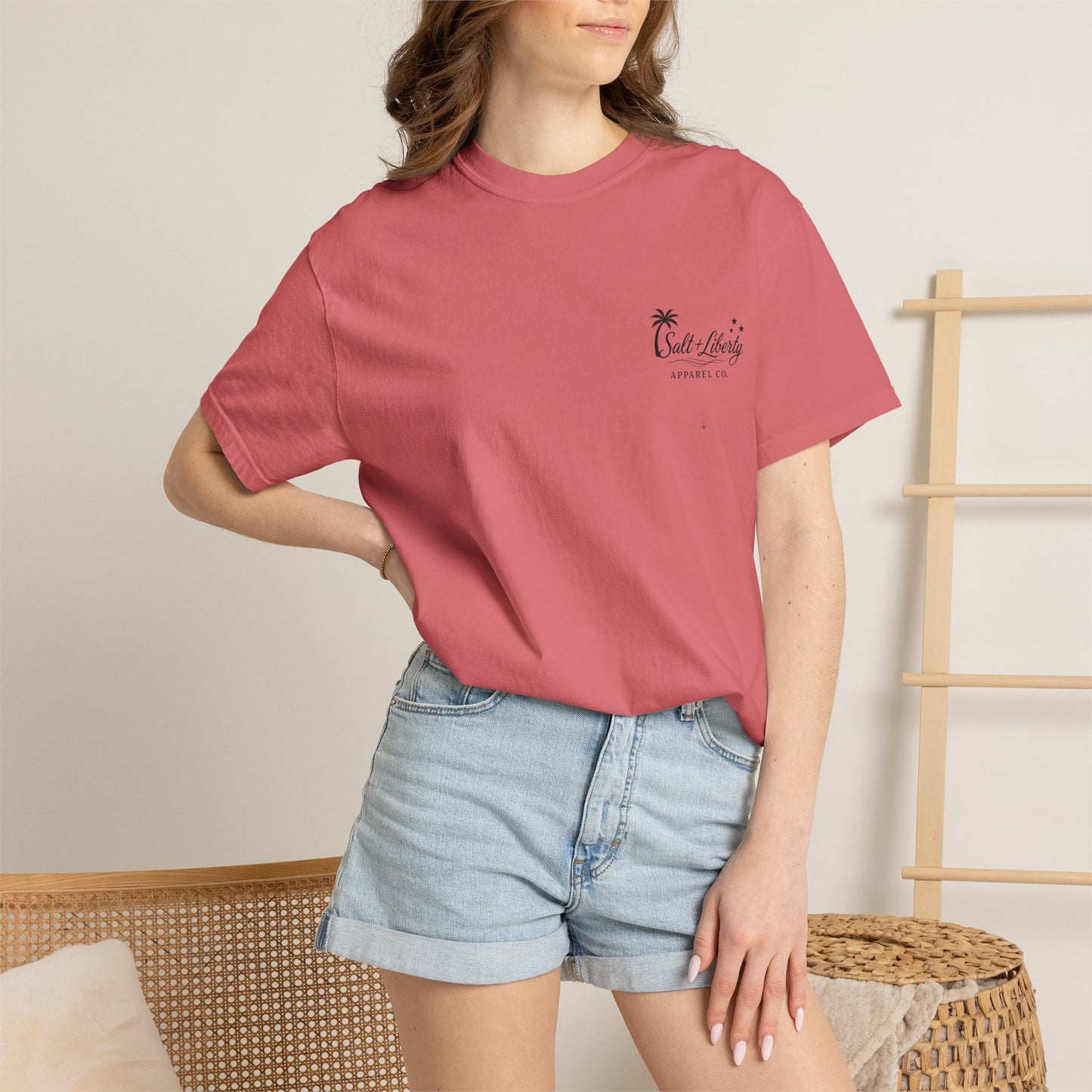 Panama City Beach Graphic T‑Shirt — 'Salt & Liberty' Sunset Beach Vacation Tee