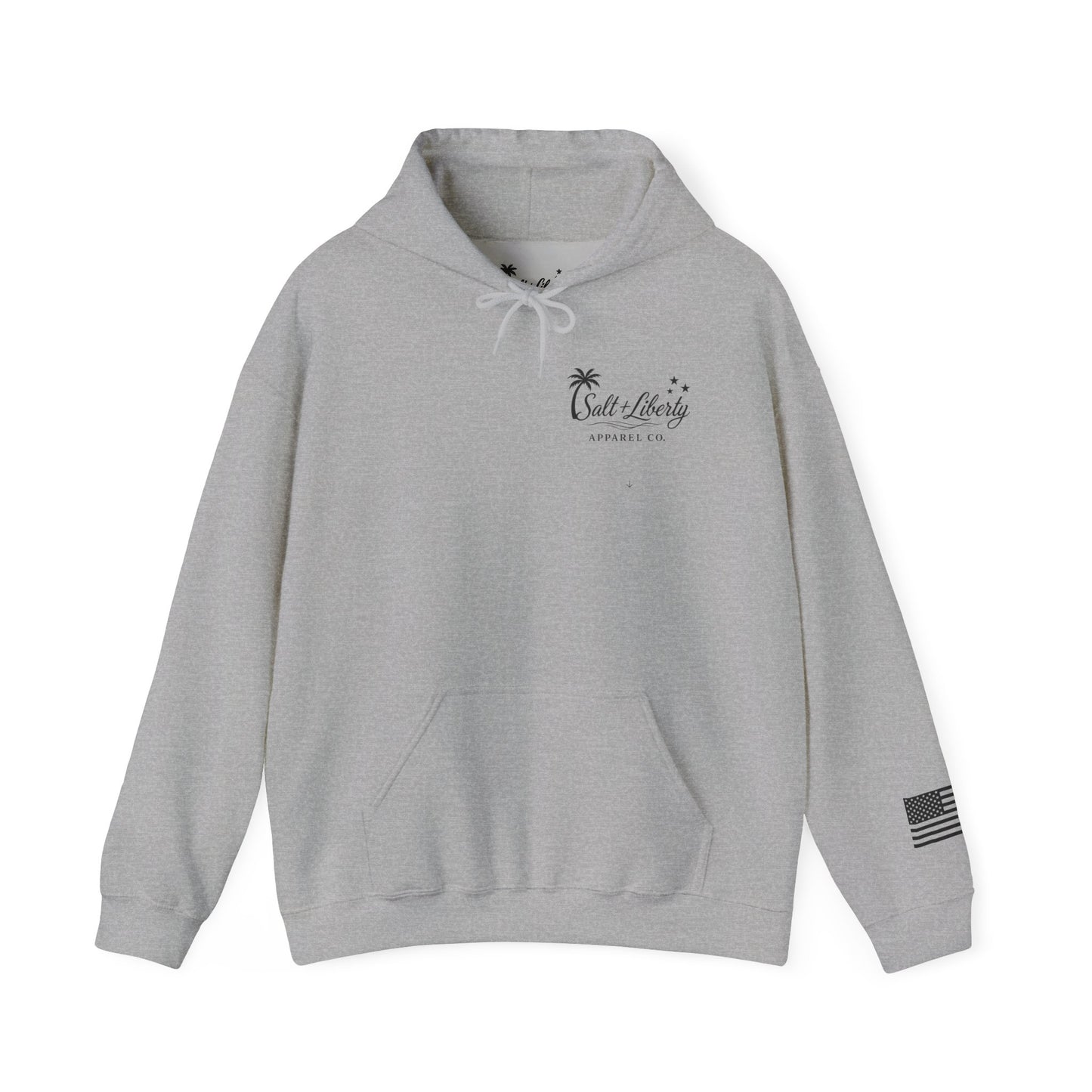 Coastal Freedom Hoodie | Perfect for Beach Lovers, Casual Wear, Summer Vibes, Independence Day, Adventure Seekers