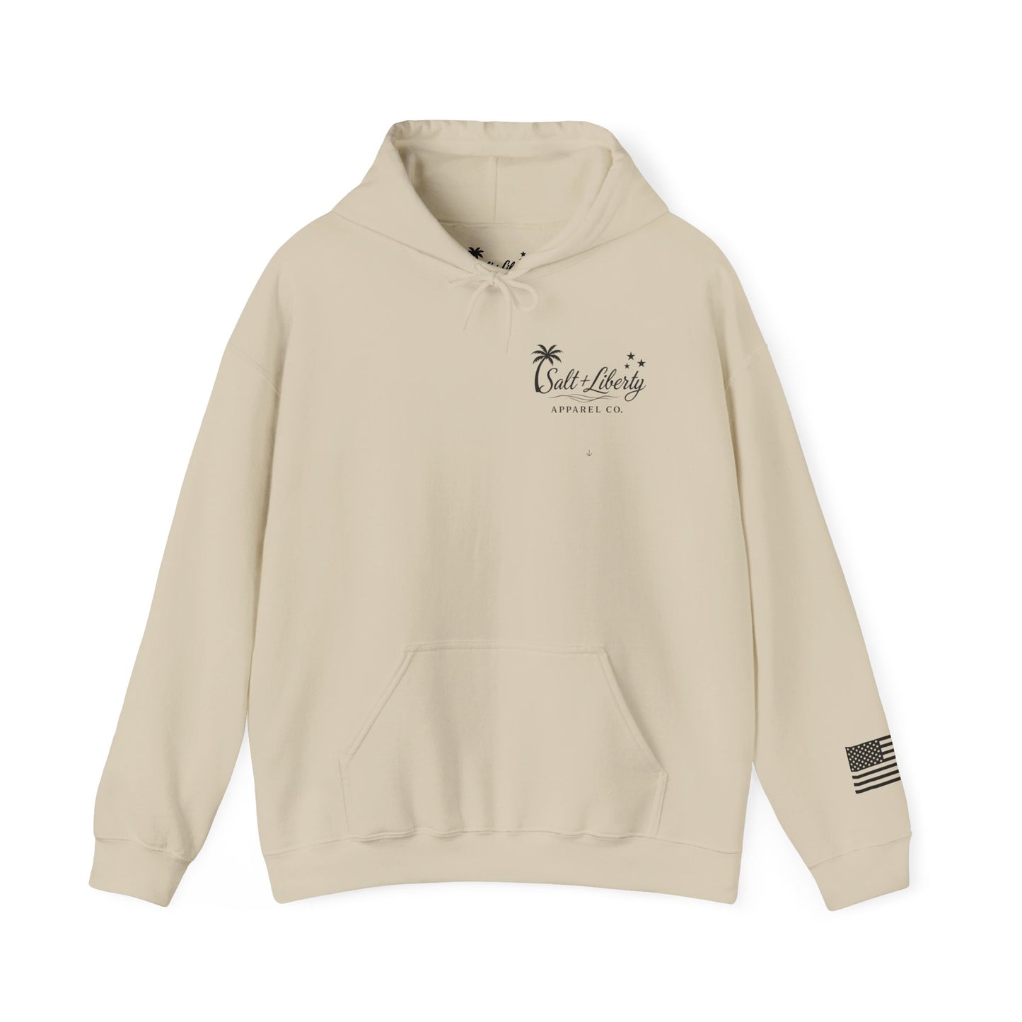Coastal Freedom Hoodie | Perfect for Beach Lovers, Casual Wear, Summer Vibes, Independence Day, Adventure Seekers