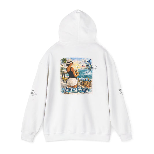 Unisex Hooded Sweatshirt with Coastal Vibe - Perfect for Beach Lovers, Casual Wear, Warm Gifts, Summer Getaways, Weekend Relaxation