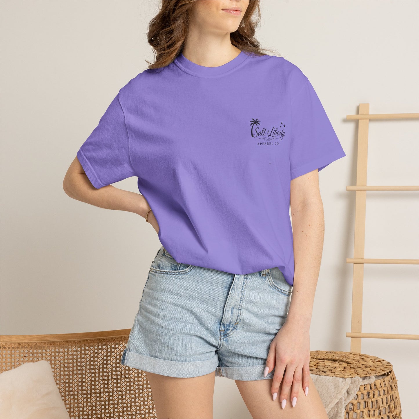 Panama City Beach Graphic T‑Shirt — 'Salt & Liberty' Sunset Beach Vacation Tee