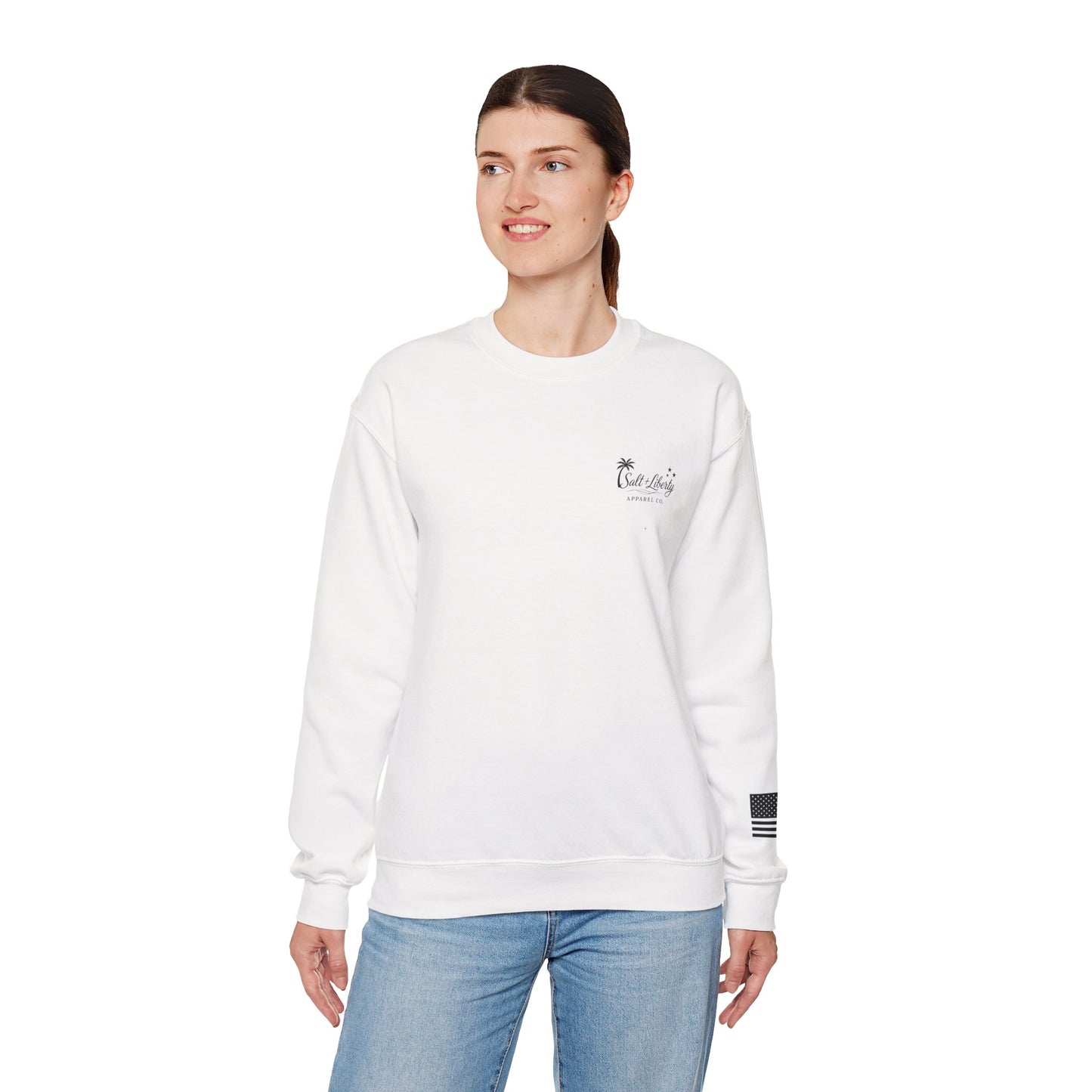 Cozy Unisex Crewneck Sweatshirt with Retro Beach Vibe, Perfect for Casual Outings, Gifts, and Relaxed Days