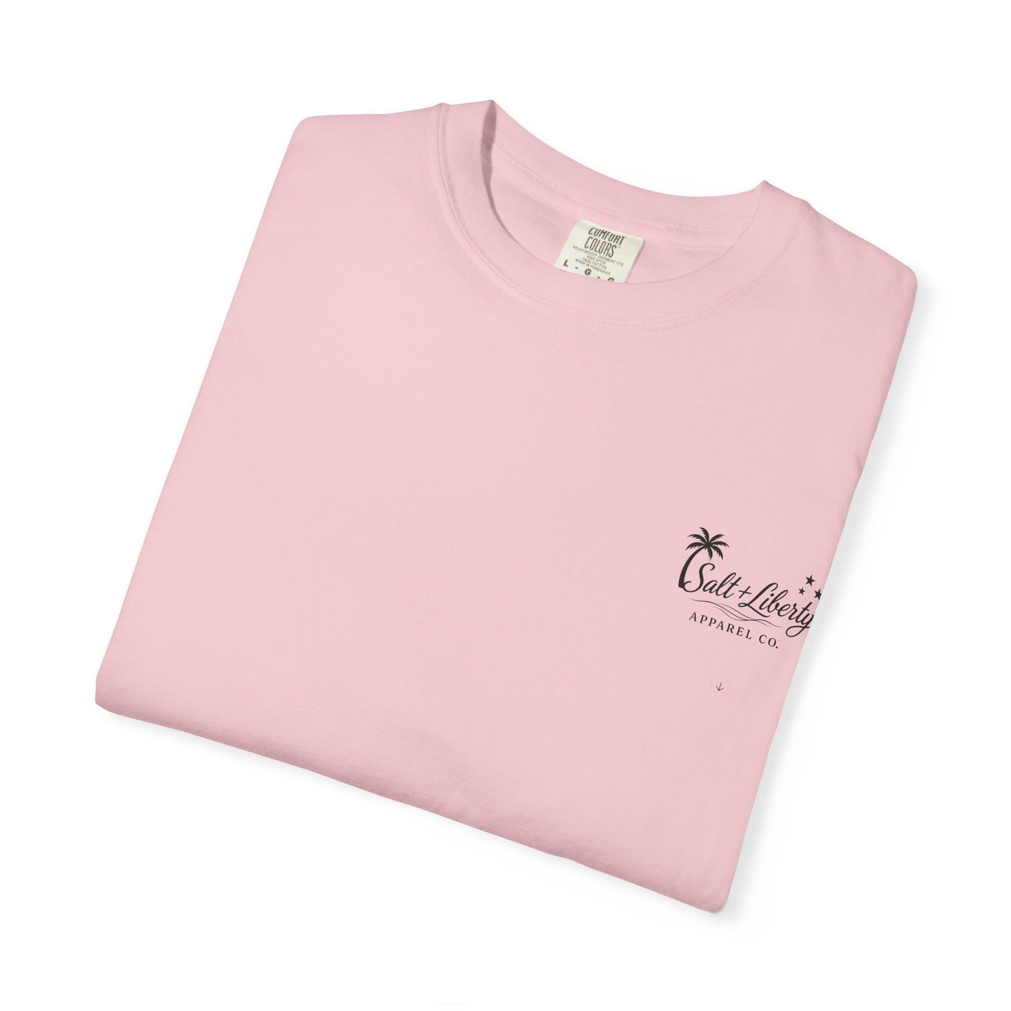Surf Sunset T-Shirt — "Salt & Liberty" Beach Graphic Tee