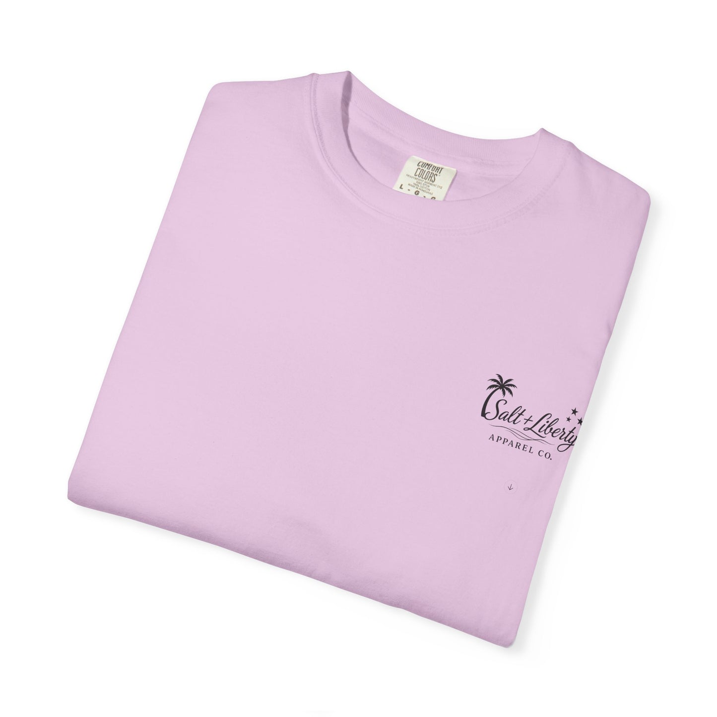 Surf Sunset T-Shirt — "Salt & Liberty" Beach Graphic Tee