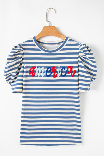 American Puff Sleeve Top