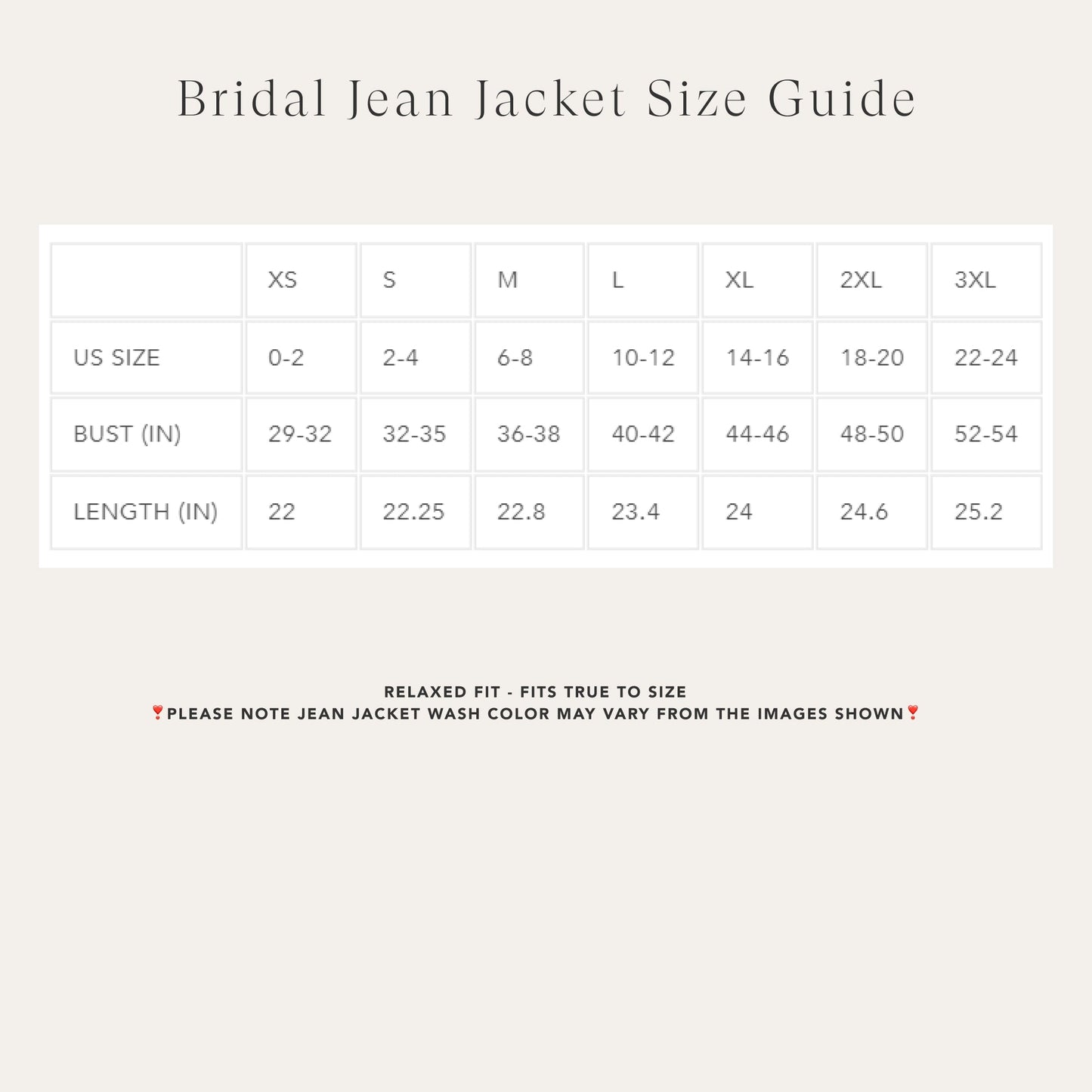 Embroidered Denim Jacket - Bride
